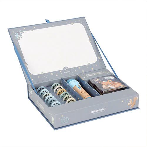 Little Dutch - Geschichtenprojektor Taschenlampe - Blau