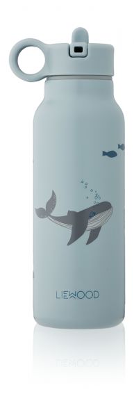 Liewood Falk Water Bottle - Trinkflasche - Sea Creature - Blue Mix - 350 ml