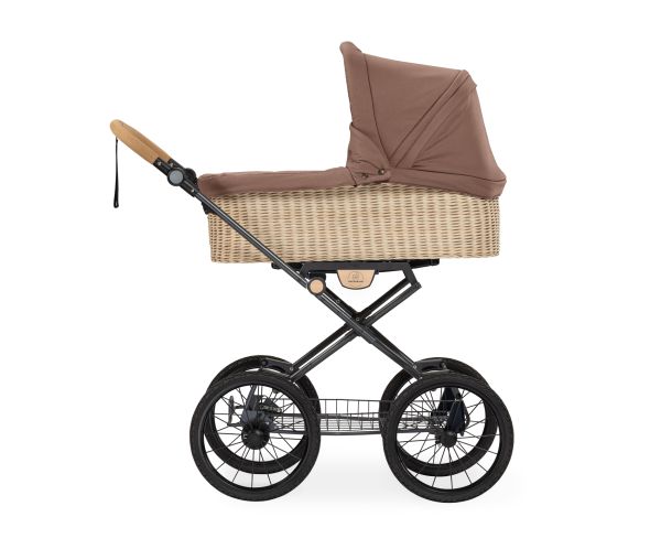 Naturkind Ida Kombikinderwagen Korbgeflecht - Mokka