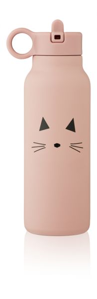 Liewood Falk Water Bottle - Trinkflasche - Cat - Rose - 350 ml