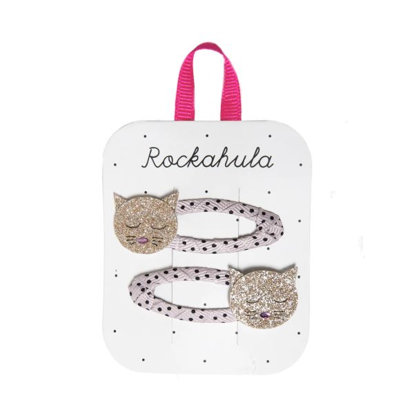 Rockahula Kids Haarspangen - Cleo Cat - 2er Pack