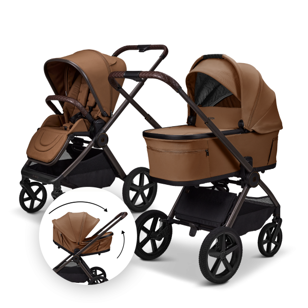 Moon GIO Fold - Cognac - Diamand Line - 2in1