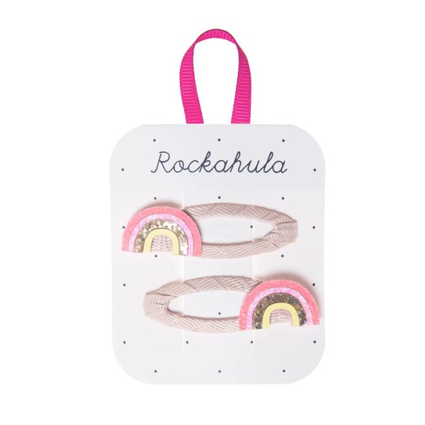 Rockahula Kids Haarspangen - Disco Rainbow - 2er Pack