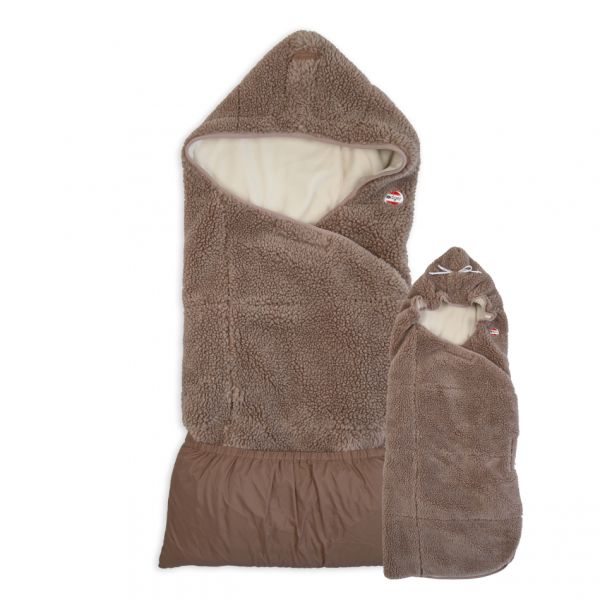 Lodger Einschlagdecke - brown Teddy